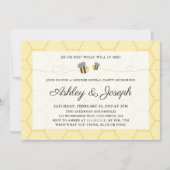 Hummel-Geschlecht decken Party Einladung auf (Vorderseite)