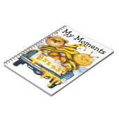 Hummel, Gnome, Bärenspirale Notebook Fotobuch Notizblock (Linke Seite)