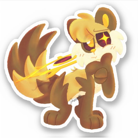 Hummel hinterfragen aufkleber (Vorderseite)