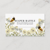 Hummel/Honey Bee Baby Dusche Windelwanne Raffel Ti Begleitkarte (Vorderseite)