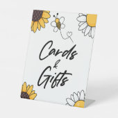 Hummel Honey Bee Cards and Gifts Table Party Sign Sockelschild (Vorderseite)