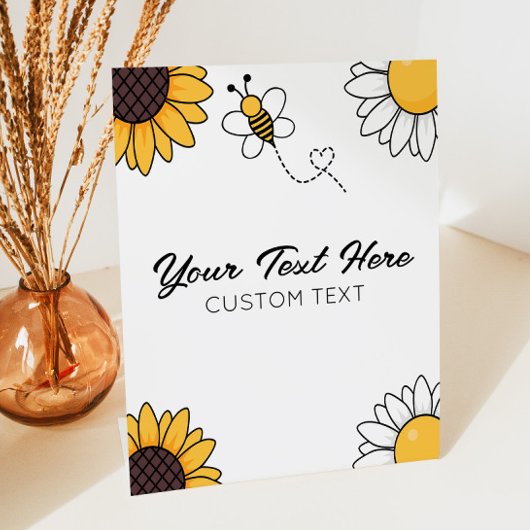 Hummel Honey Bee Custom Text Table Party Sign Sockelschild