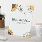 Hummel Honey Bee Custom Text Table Party Sign Sockelschild (In SItu)