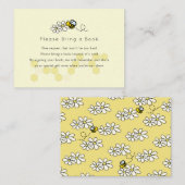 Hummel / Honey Bee Daisy Bitte buchen Begleitkarte (Vorne/Hinten)