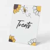 Hummel Honey Bee Sonnenblumen Leckereien Party Unt Sockelschild (Vorderseite)