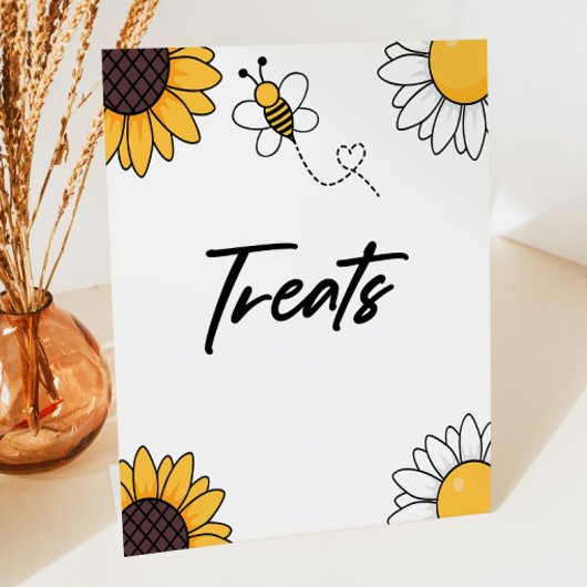 Hummel Honey Bee Sonnenblumen Leckereien Party Unt Sockelschild