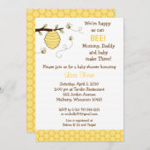 Hummel Honeycomb Kinderdusche Einladungen (Vorne/Hinten)