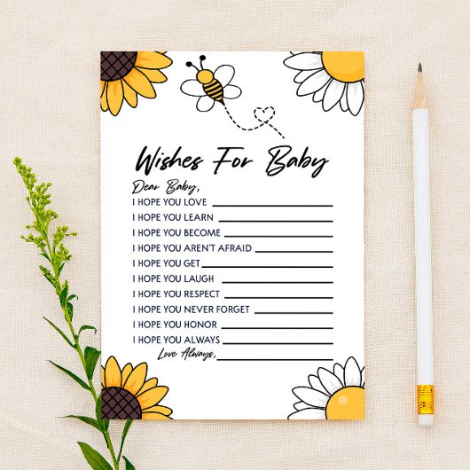 Hummel Honigbienen für Kinderdusche Briefpapier