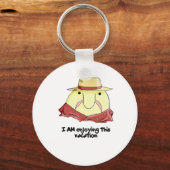 Hummel im Urlaub Schlüsselanhänger (Vorderseite)