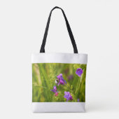 Hummel in Blüte Tasche (Rückseite)
