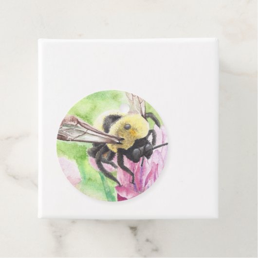 Hummel in den Blume Geschenkanhänger (Beispiel)