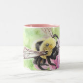 Hummel in den Blume Zweifarbige Tasse (Mittel)