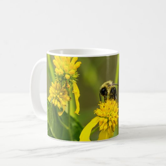 Hummel Kaffeepause Tasse (Vorderseite Links)
