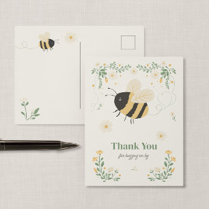 Hummel-Kinderparty-Dankeschön-Postkarte Postkarte