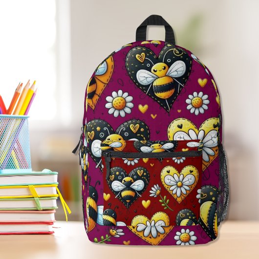 Hummel-Liebe Gedruckter Rucksack