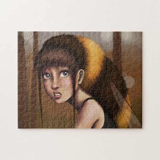 Hummel Mädchen Puzzle (Horizontal)