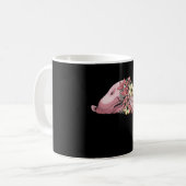 Hummel mit Blume Kaffeetasse (Vorderseite Links)