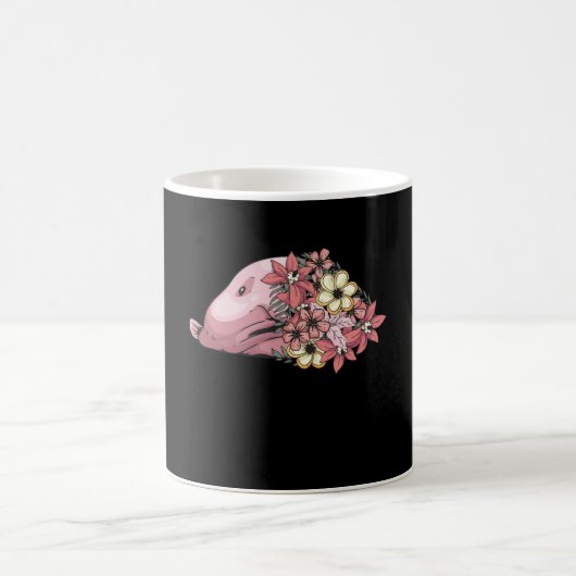 Hummel mit Blume Kaffeetasse (Mittel)
