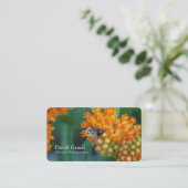 Hummel (Natur) Fotograf Visitenkarte (Stehend Vorderseite)