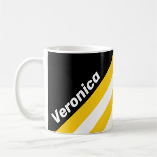 Hummel Nostalgische Streifen mit Namen Kaffeetasse