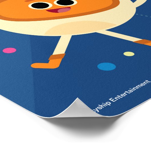 Hummel Nummern Weltraum Geburtstag Willkommen Poster (Ecke)