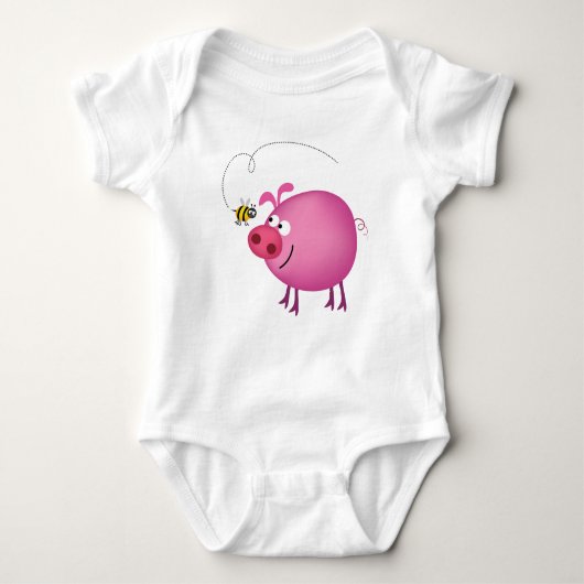 Hummel Pig Friends Baby Sleeper Baby Strampler (Vorderseite)