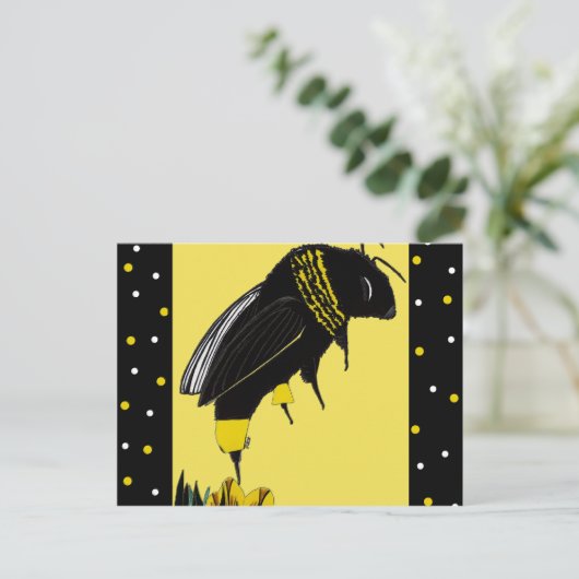 Hummel Postkarte (Stehend Vorderseite)