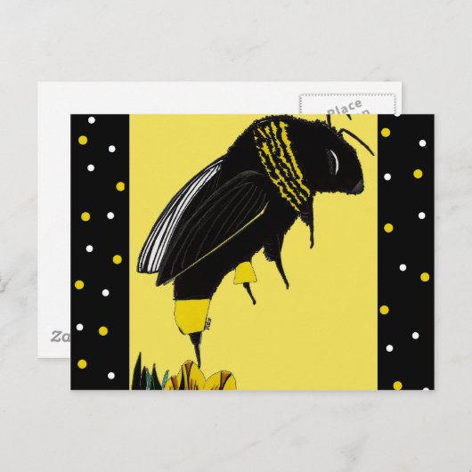 Hummel Postkarte (Vorne/Hinten)