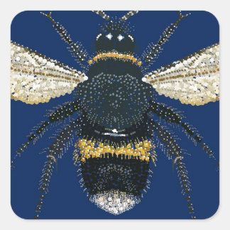 Hummel Quadratischer Aufkleber