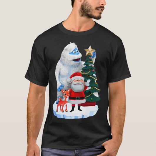 Hummel Rudolph und Santa T-Shirt (Vorderseite)