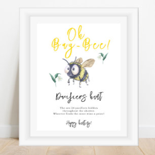 Hummel - Schnuller Jagd Kinderdusche Poster