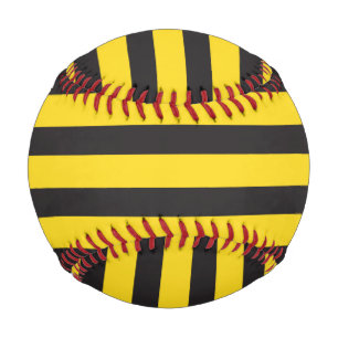 Hummel Schwarz Gelbe Horizontale Linien Hummel Baseball