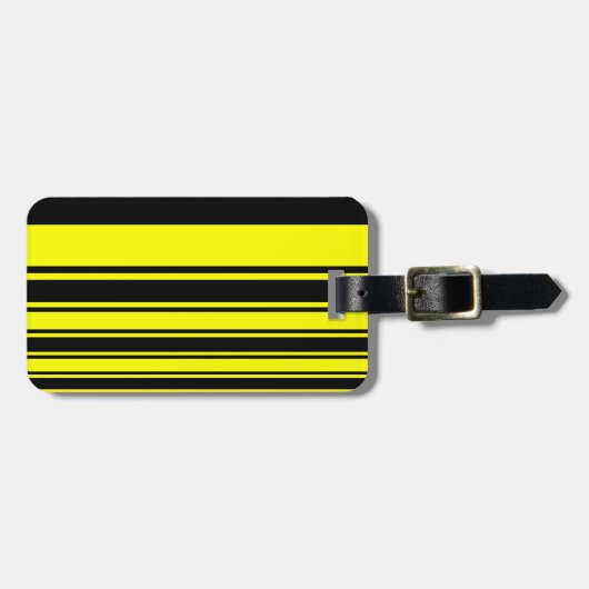 Hummel-Streifen Gepäckanhänger (Vorderseite horizontal)