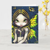 "Hummel-Tätowierungs-" Gruß-Karte Karte (Gelbe Blume)