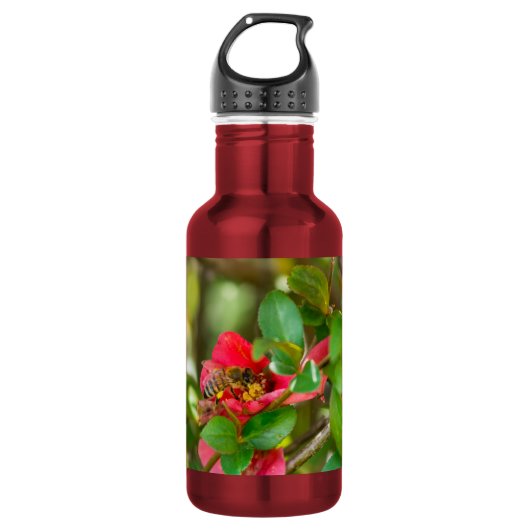 Hummel und Azalea Wasserflasche (Vorderseite)