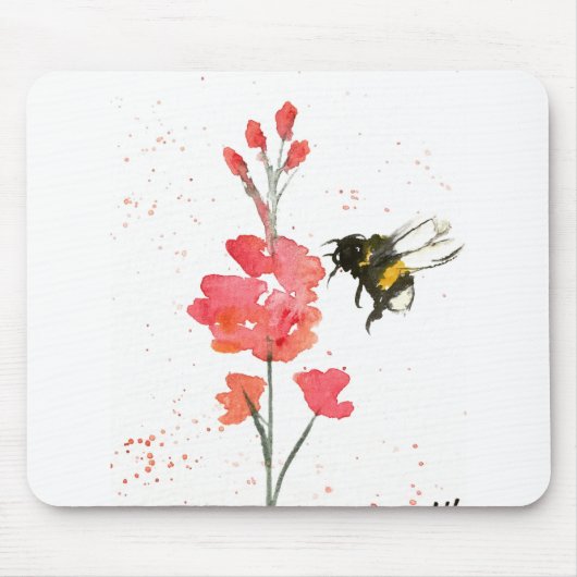 Hummel und Blume Mousepad (Vorne)