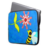 Hummel und Blume Notebook-Sieb Laptopschutzhülle (Vorderseite Links)