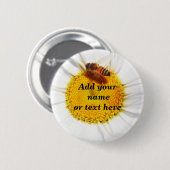 Hummel und die Blume_ Button (Vorne & Hinten)