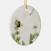 Hummel und Mond Keramik Ornament (Rechts)