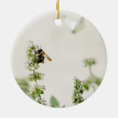 Hummel und Mond Keramik Ornament (Hinten)