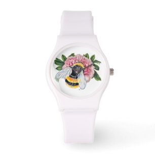 Hummel und Peony Armbanduhr