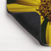 Hummel und Sonnenblumen Mousepad (Ecke)