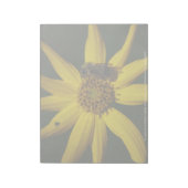 Hummel und Sonnenblumen Notizblock (Rotiert)
