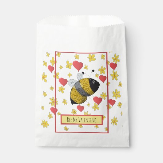 Hummel Valentine Daisy Pink Herz Niedlich Geschenktütchen (Vorderseite)