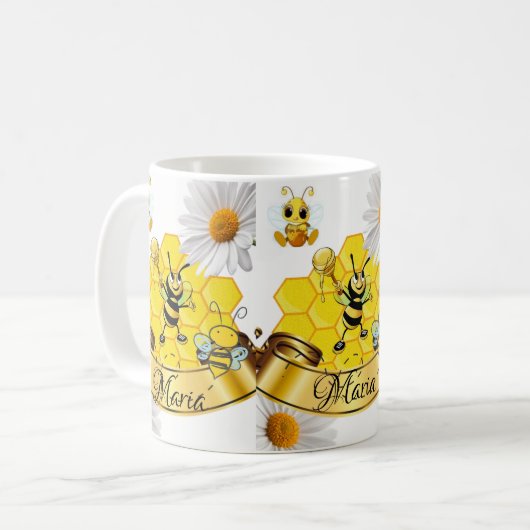 Hummel White Daisy Tasse (Vorderseite Links)