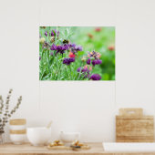 Hummelabdruck und Leinwand für Blume Poster (Küche)