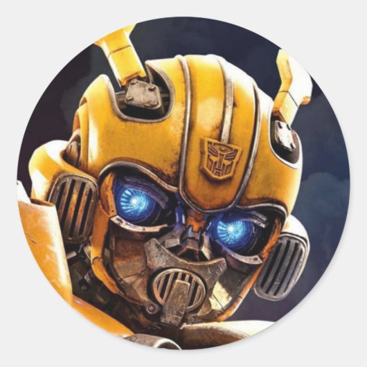 Hummelaufkleber Runder Aufkleber (Vorderseite)