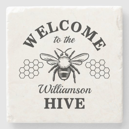 Hummelbauernhof Herzlich willkommen in unserem Hiv Steinuntersetzer (Vorderseite)