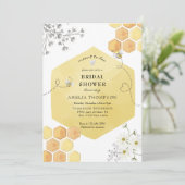 Hummelbeerbse-Brautparty Einladung (Stehend Vorderseite)