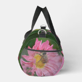 Hummelbiene auf Daisy-Blume Personalisiert Duffle Bag (Rechts)